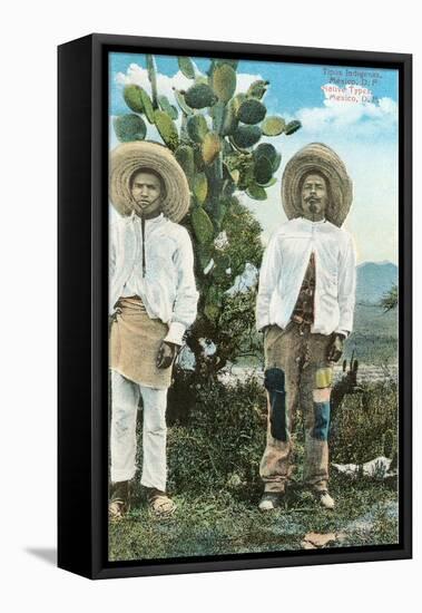 Indians from Central Mexico-null-Framed Stretched Canvas