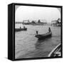 Indians in Log Canoes, Lake Maracaibo, Venezuela, C1900s-null-Framed Stretched Canvas