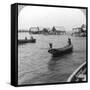 Indians in Log Canoes, Lake Maracaibo, Venezuela, C1900s-null-Framed Stretched Canvas