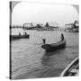 Indians in Log Canoes, Lake Maracaibo, Venezuela, C1900s-null-Stretched Canvas