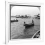 Indians in Log Canoes, Lake Maracaibo, Venezuela, C1900s-null-Framed Photographic Print