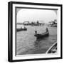 Indians in Log Canoes, Lake Maracaibo, Venezuela, C1900s-null-Framed Photographic Print