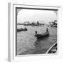 Indians in Log Canoes, Lake Maracaibo, Venezuela, C1900s-null-Framed Photographic Print