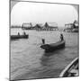 Indians in Log Canoes, Lake Maracaibo, Venezuela, C1900s-null-Mounted Photographic Print