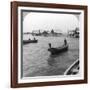 Indians in Log Canoes, Lake Maracaibo, Venezuela, C1900s-null-Framed Photographic Print