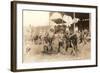 Indians in Wild West Show-null-Framed Art Print