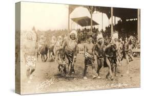 Indians in Wild West Show-null-Stretched Canvas