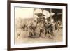 Indians in Wild West Show-null-Framed Art Print