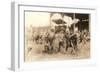 Indians in Wild West Show-null-Framed Art Print