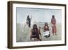 Indians Near Fort Laramie-Albert Bierstadt-Framed Giclee Print