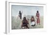 Indians Near Fort Laramie-Albert Bierstadt-Framed Giclee Print