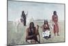 Indians Near Fort Laramie-Albert Bierstadt-Mounted Giclee Print