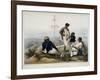 Indians of the Guauchinango Mountains-Carl Nebel-Framed Giclee Print