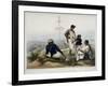 Indians of the Guauchinango Mountains-Carl Nebel-Framed Giclee Print