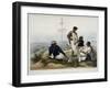 Indians of the Guauchinango Mountains-Carl Nebel-Framed Giclee Print