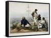Indians of the Guauchinango Mountains-Carl Nebel-Framed Stretched Canvas
