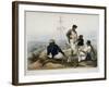 Indians of the Guauchinango Mountains-Carl Nebel-Framed Giclee Print