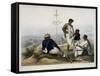 Indians of the Guauchinango Mountains-Carl Nebel-Framed Stretched Canvas