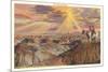 Indians on Horseback by Painted Desert-null-Mounted Premium Giclee Print