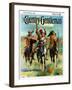 "Indians on Horseback," Country Gentleman Cover, November 1, 1929-Paul Strayer-Framed Giclee Print