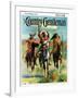 "Indians on Horseback," Country Gentleman Cover, November 1, 1929-Paul Strayer-Framed Giclee Print