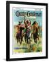 "Indians on Horseback," Country Gentleman Cover, November 1, 1929-Paul Strayer-Framed Giclee Print