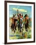 "Indians on Horseback,"November 1, 1929-Paul Strayer-Framed Giclee Print