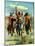 "Indians on Horseback,"November 1, 1929-Paul Strayer-Mounted Giclee Print