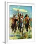 "Indians on Horseback,"November 1, 1929-Paul Strayer-Framed Giclee Print