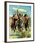 "Indians on Horseback,"November 1, 1929-Paul Strayer-Framed Giclee Print