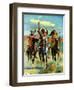 "Indians on Horseback,"November 1, 1929-Paul Strayer-Framed Giclee Print