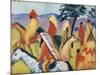 Indians on Horseback-August Macke-Mounted Giclee Print