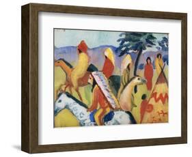 Indians on Horseback-August Macke-Framed Giclee Print