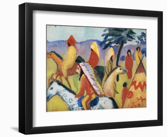 Indians on Horseback-August Macke-Framed Giclee Print