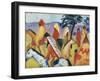 Indians on Horseback-August Macke-Framed Giclee Print