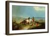 Indians Playing Cards, 1866 (Oil on Canvas)-John Mix Stanley-Framed Giclee Print