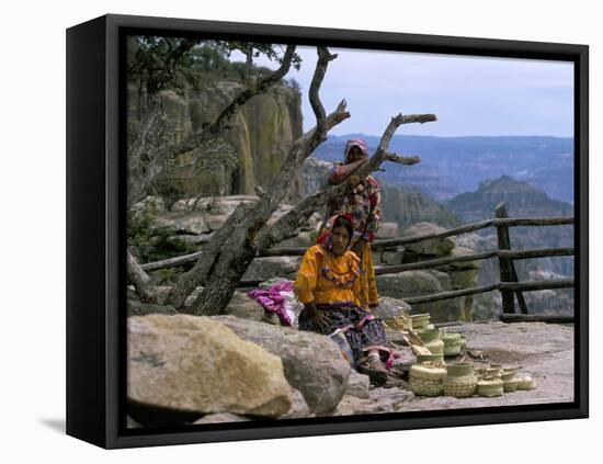 Indians, Tarahumara, Mexico, North America-Oliviero Olivieri-Framed Stretched Canvas