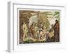 Indians Trading with La Perouse in Canada-G. Bramati-Framed Giclee Print