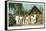 Indians with Shack, Mexico-null-Framed Stretched Canvas