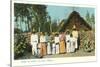 Indians with Shack, Mexico-null-Stretched Canvas