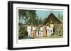 Indians with Shack, Mexico-null-Framed Art Print