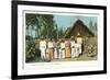 Indians with Shack, Mexico-null-Framed Premium Giclee Print