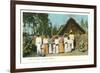 Indians with Shack, Mexico-null-Framed Art Print