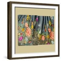 INDIENNE FABRIC-Linda Arthurs-Framed Giclee Print