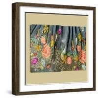 INDIENNE FABRIC-Linda Arthurs-Framed Giclee Print