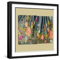 INDIENNE FABRIC-Linda Arthurs-Framed Giclee Print