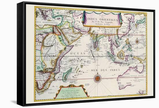 Indies Orientales; Southeast Asia-Pierre Duval-Framed Stretched Canvas