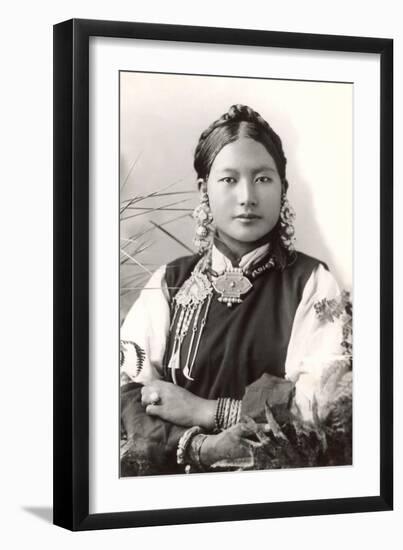 Indigenous Asian Costume-null-Framed Art Print
