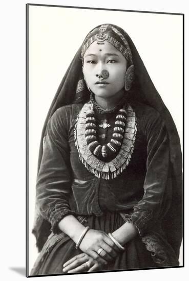 Indigenous Asian Costume-null-Mounted Art Print