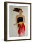 Indigenous Australian Woman with Dark Skin, 2016-Susan Adams-Framed Giclee Print